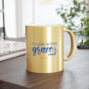 31SGM  Silver and Gold Christian Mug