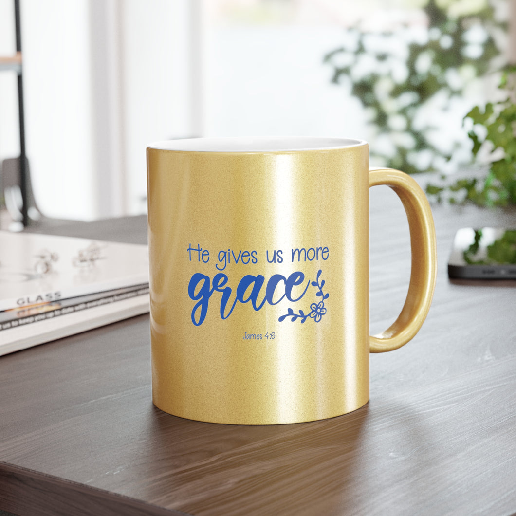 31SGM  Silver and Gold Christian Mug