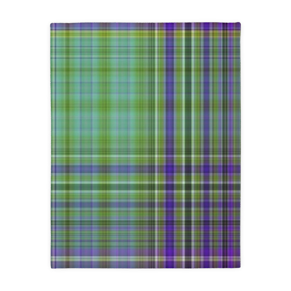 27CB  Colorful Plaid Blanket