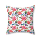 57PCF  Peacock Feather Pillow