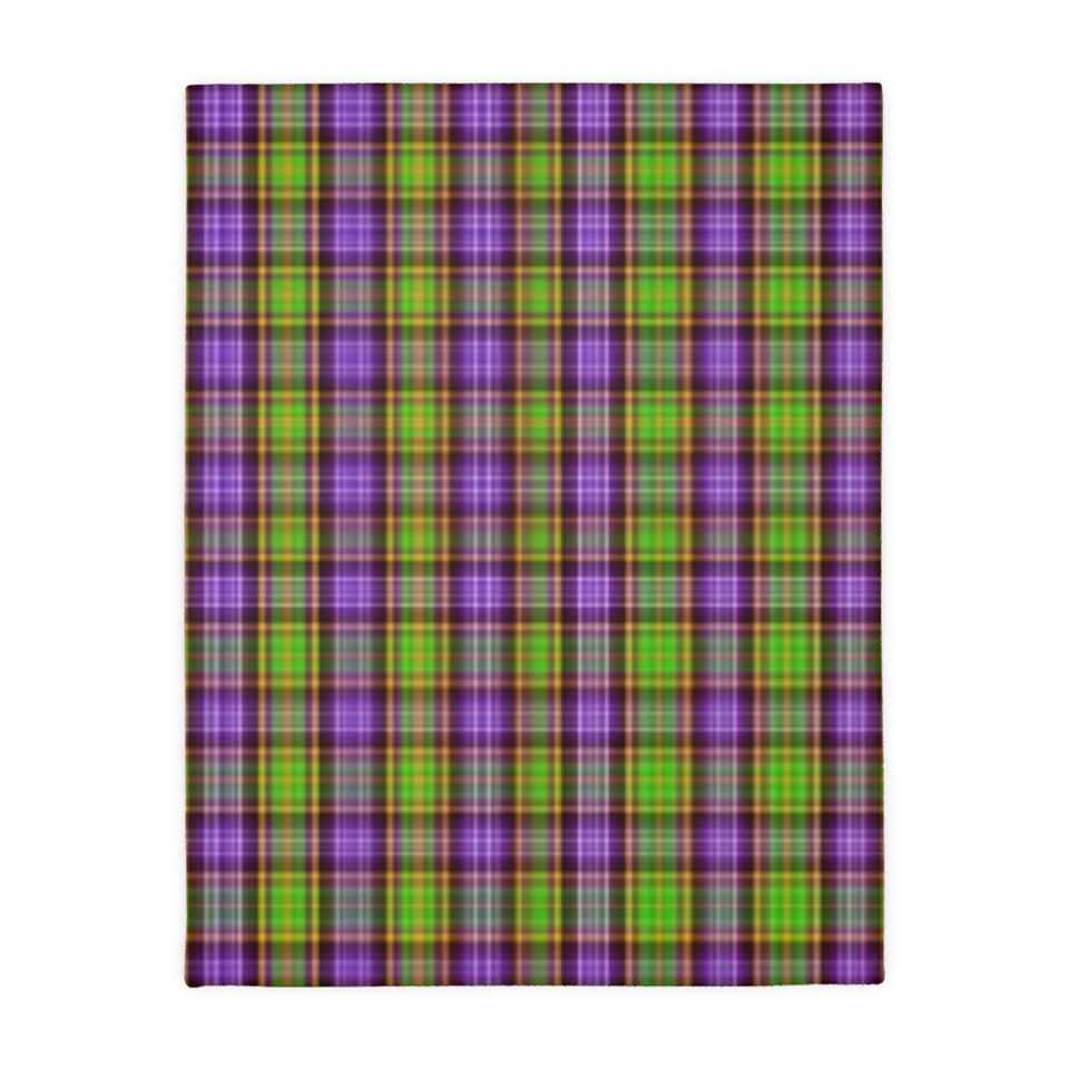 41CB  Colorful Plaid Blanket