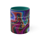 60CMSM  Colorful Marble Genesis 2:7 Mug