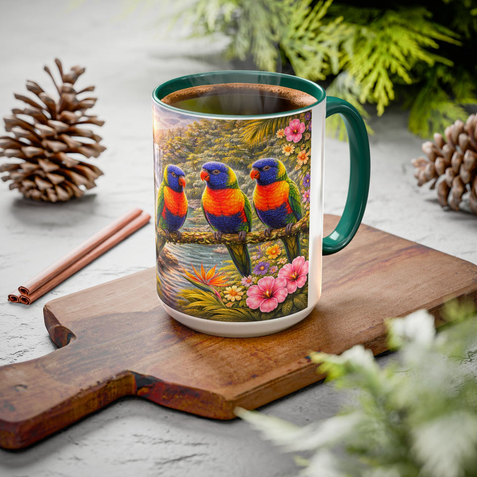 AM27  Rainbow Lorikeet Tropical Mug