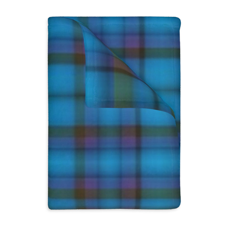 22CB  Colorful Plaid Blanket