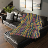 7CB  Colorful Plaid Blanket
