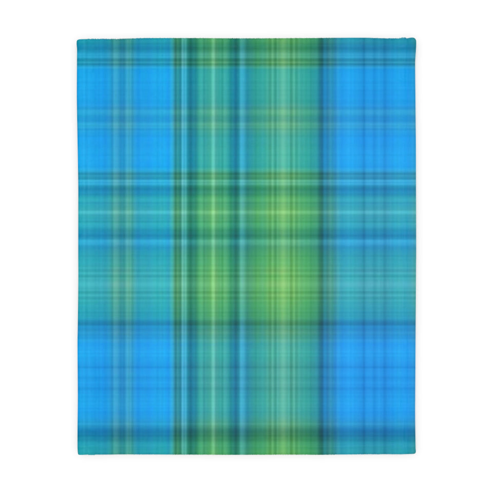 13CB  Colorful Plaid Blanket