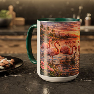 AM21  Flamingo Sunrise  Mug