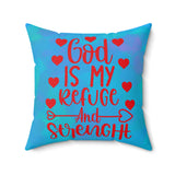 15WCP  Watercolor Christian Pillow