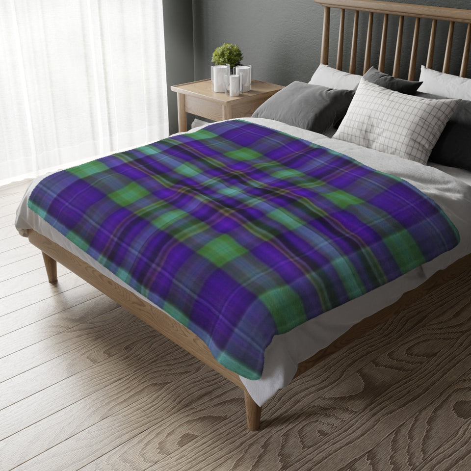 31CB  Colorful Plaid Blanket
