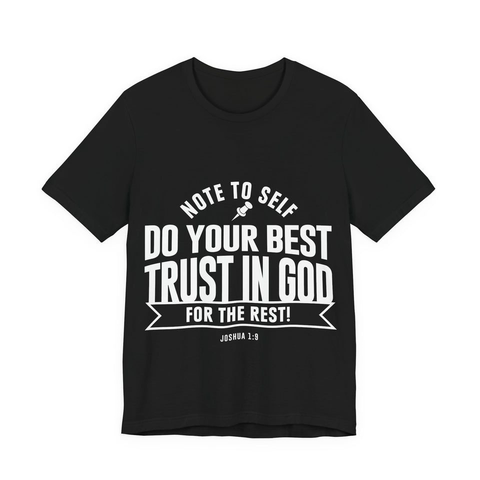24CTS  Unisex Christian t shirt Trust in God