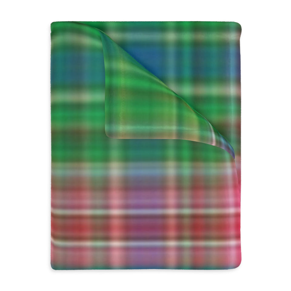 44CB  Colorful Plaid Blanket