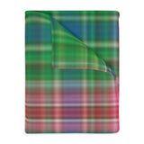 44CB  Colorful Plaid Blanket