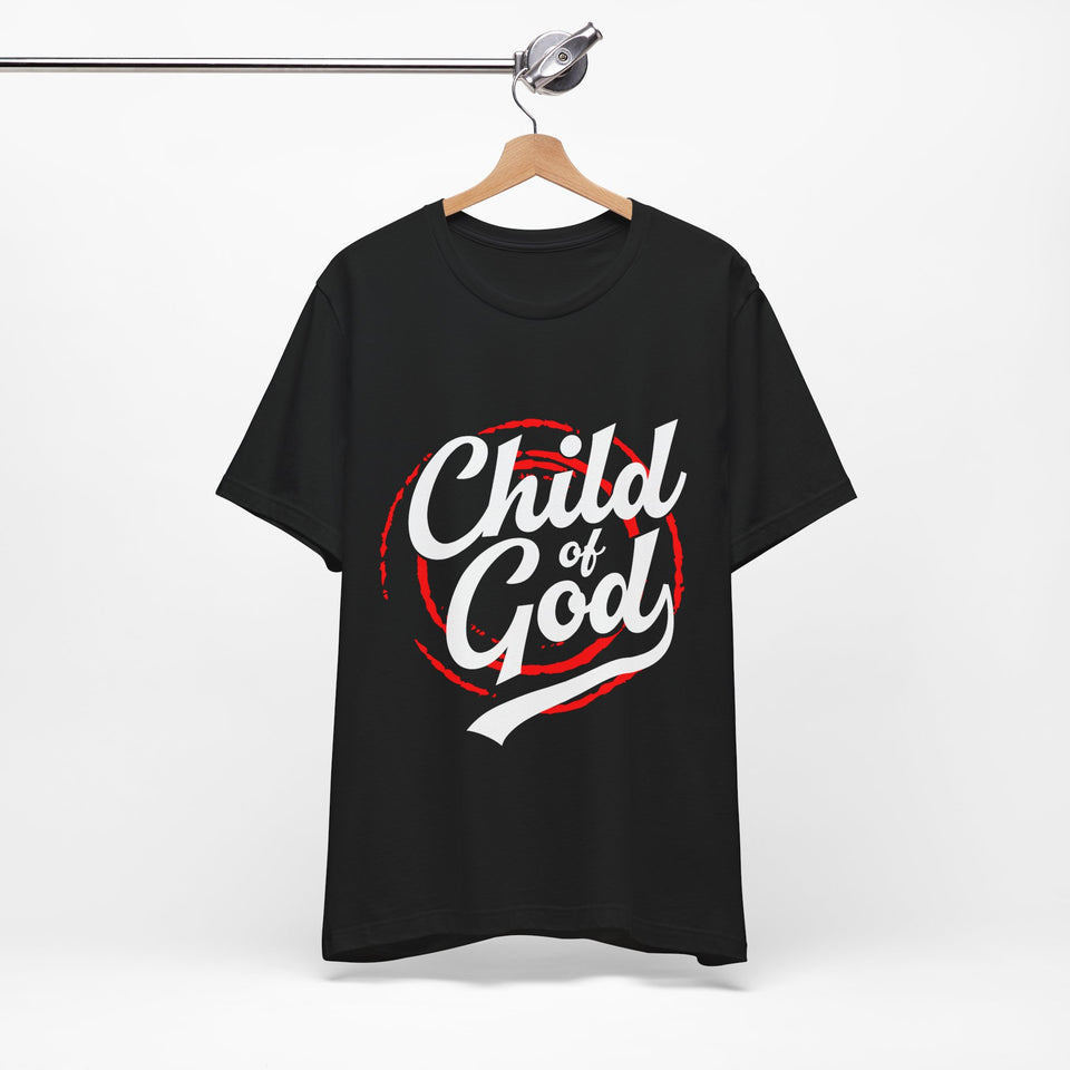 6CTS   Unisex christian t shirt Child of God