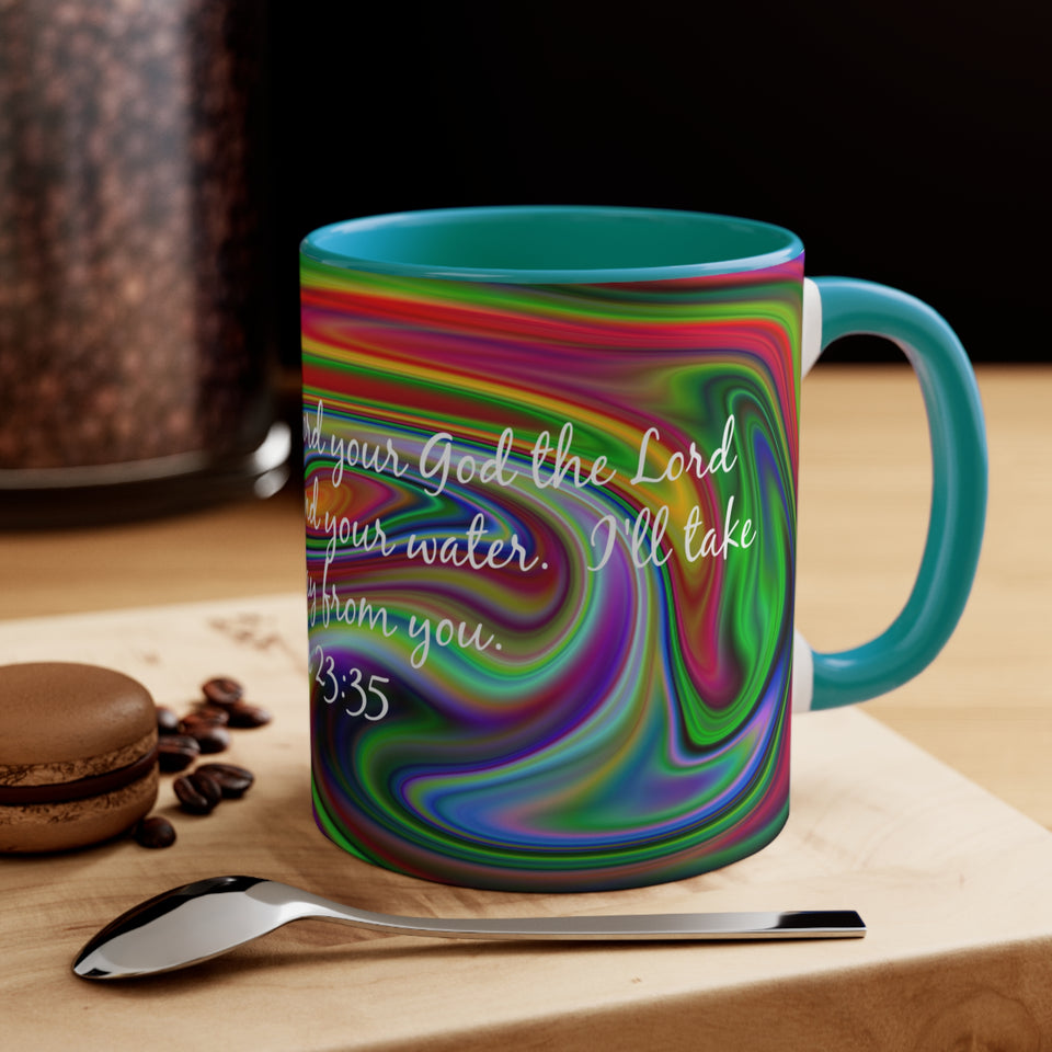 76CMSM  Colorful Marble Exodus 23:35 Mug
