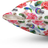 57PCF  Peacock Feather Pillow