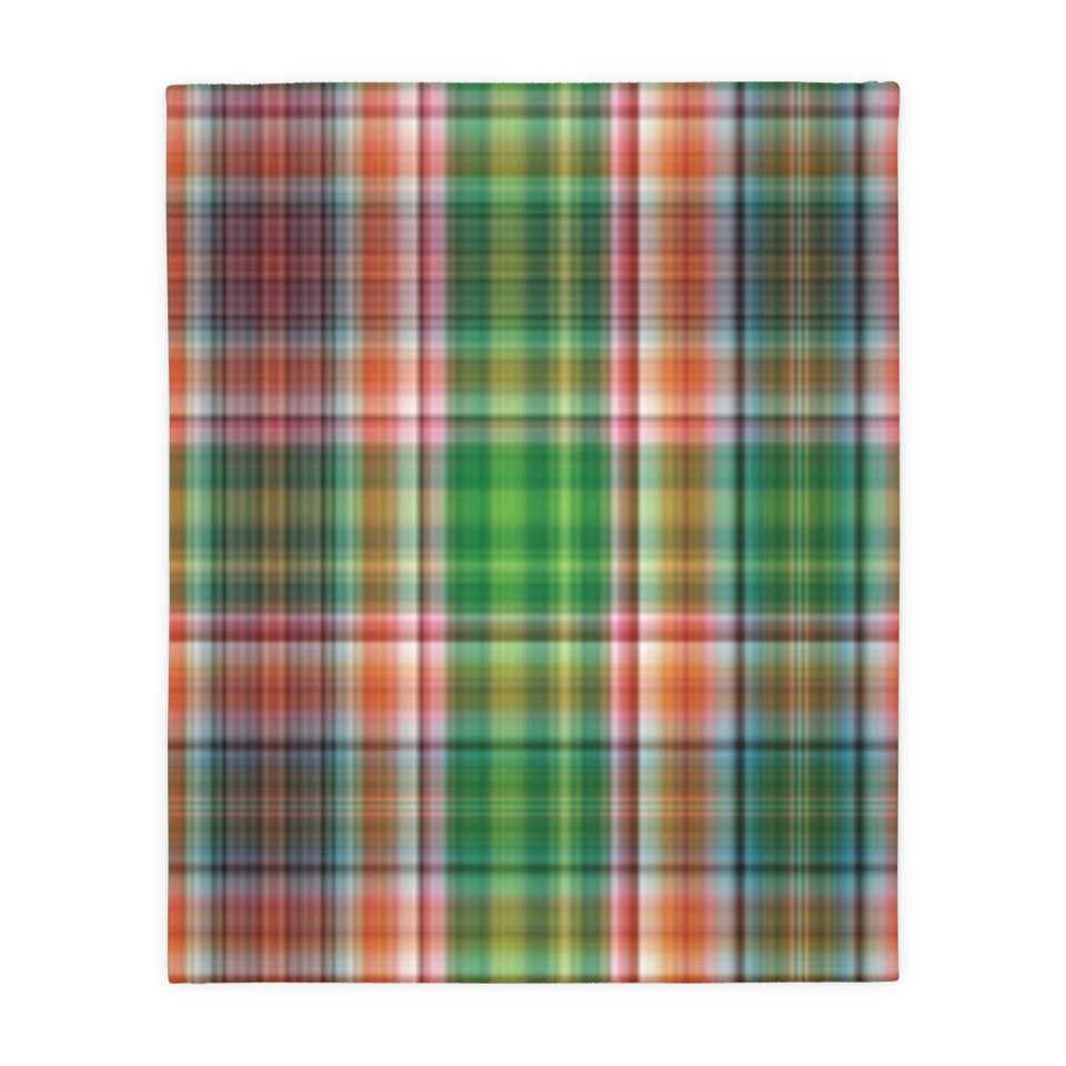 43CB  Colorful Plaid Blanket