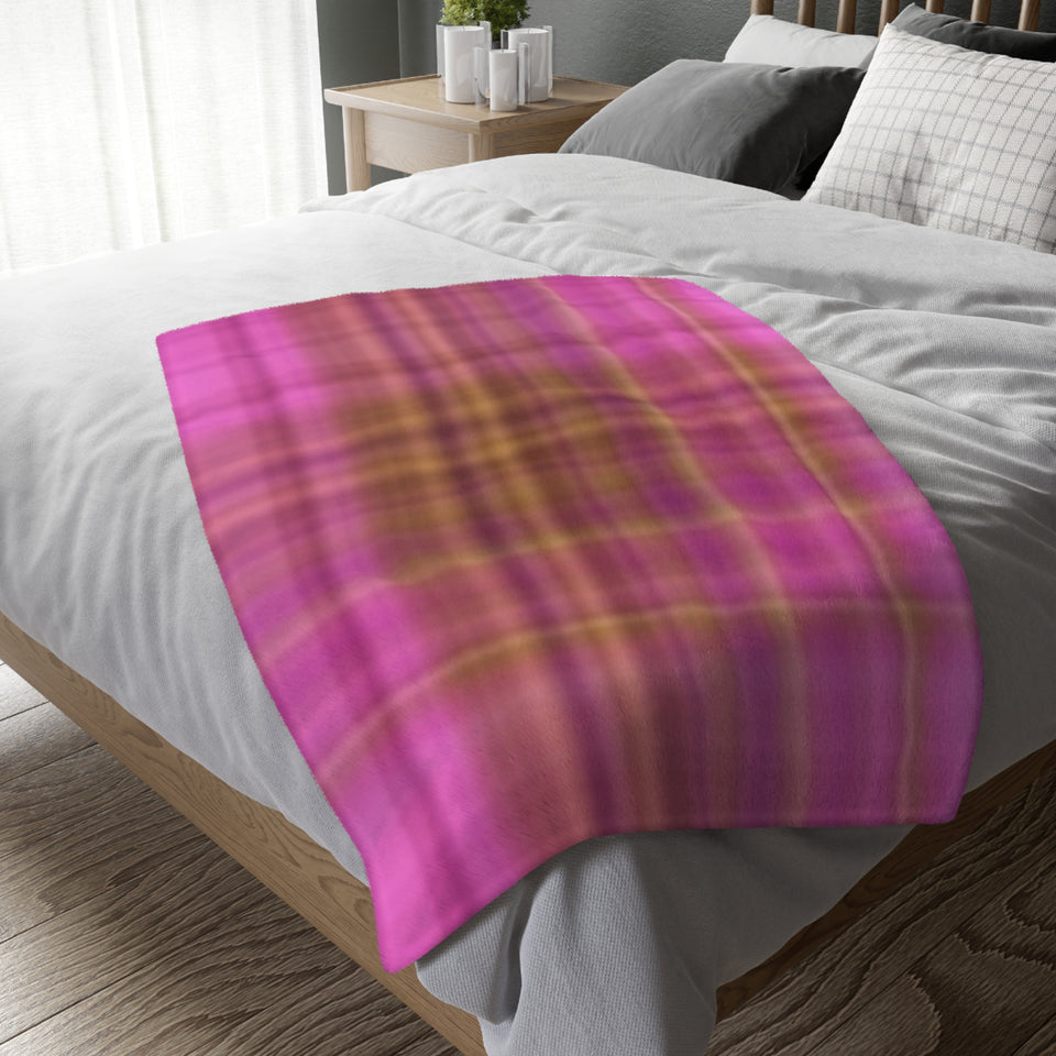 11CB  Colorful Plaid Blanket