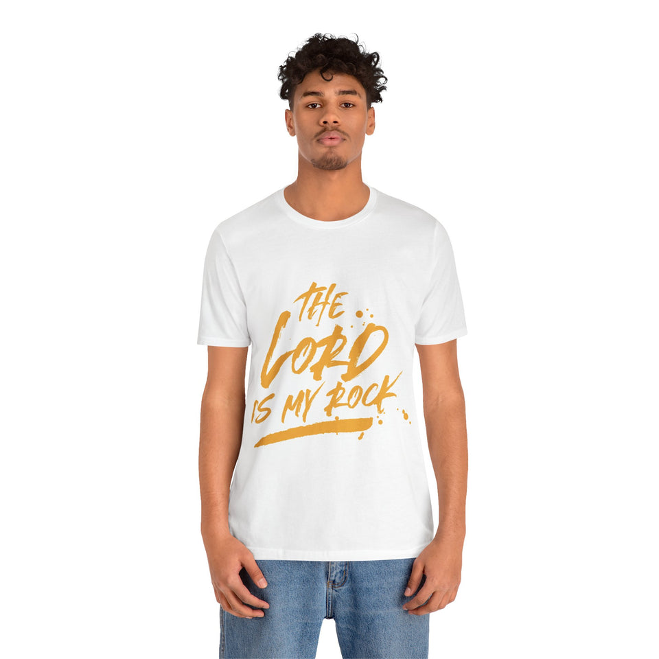 21CTS   Unisex Christian t shirt The Lord is my Rock