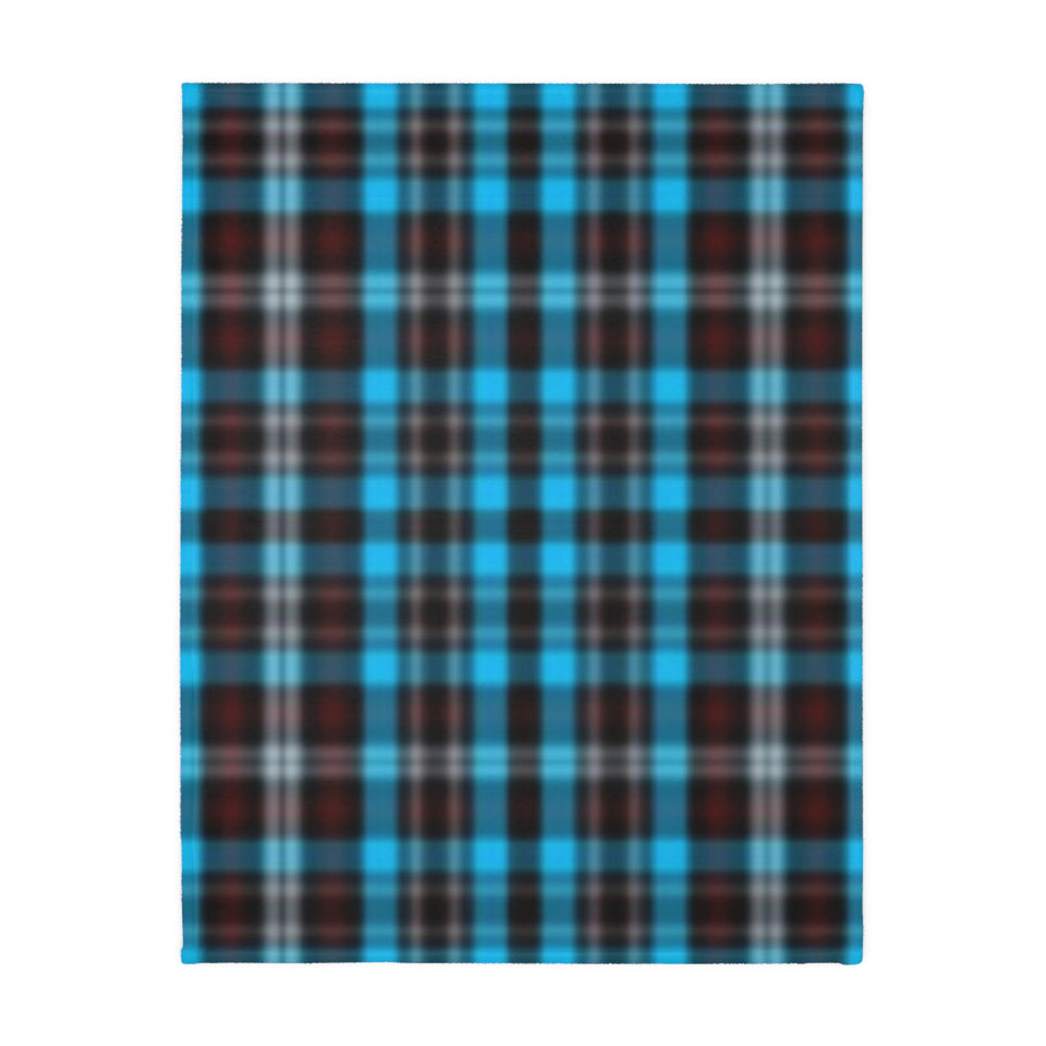 56CB  Colorful Plaid Blanket