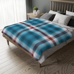 53CB  Colorful Plaid Blanket