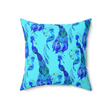 23PCF  Peacock Feather Pillow