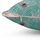 4PCF  Peacock Feather Pillow