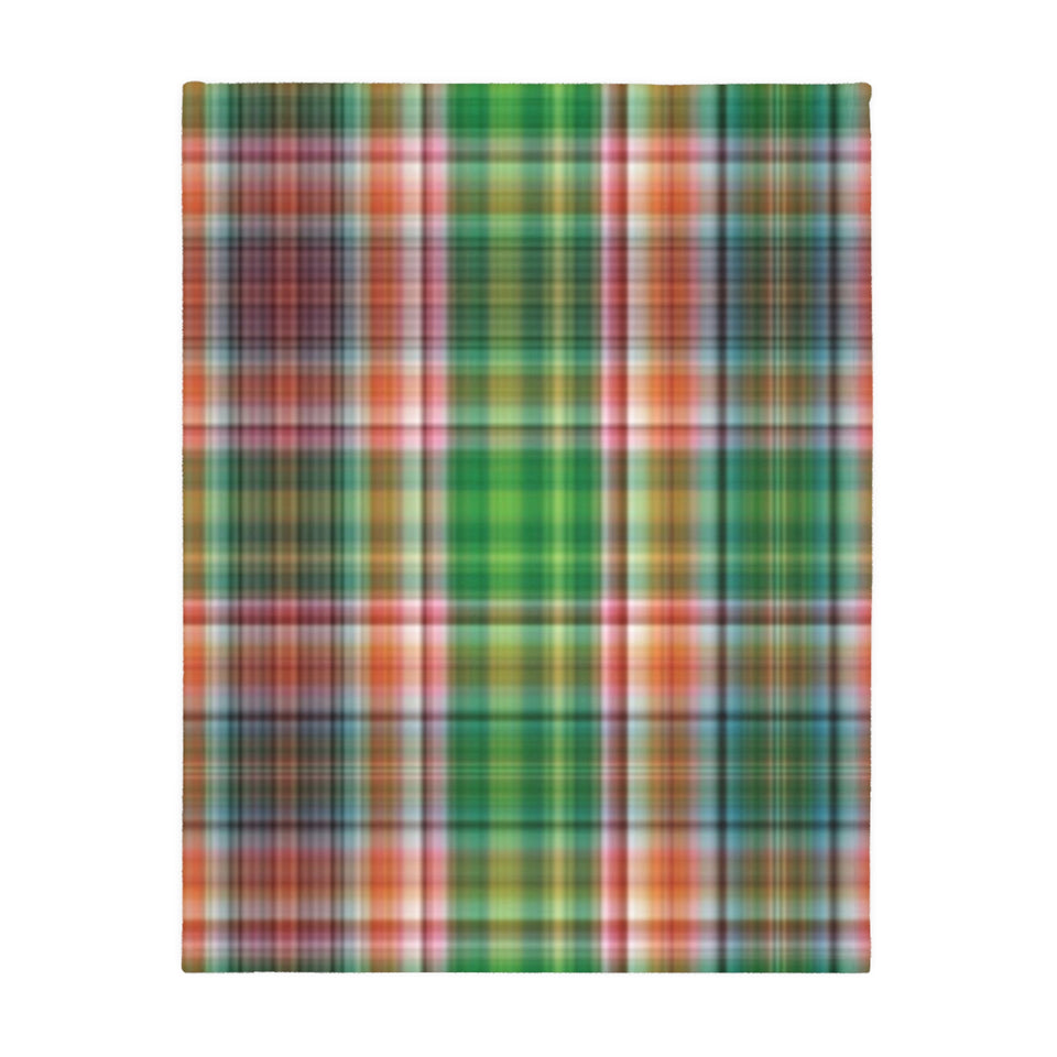 43CB  Colorful Plaid Blanket