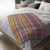3CB  Colorful Plaid Blanket