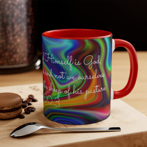 59CMSM  Colorful Marble Psalms 100:3 Mug