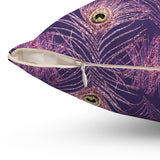 13PCF  Peacock Feather Pillow