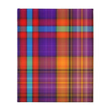 37CB  Colorful Plaid Blanket