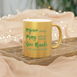 15SGM  Silver and Gold Christian Mug