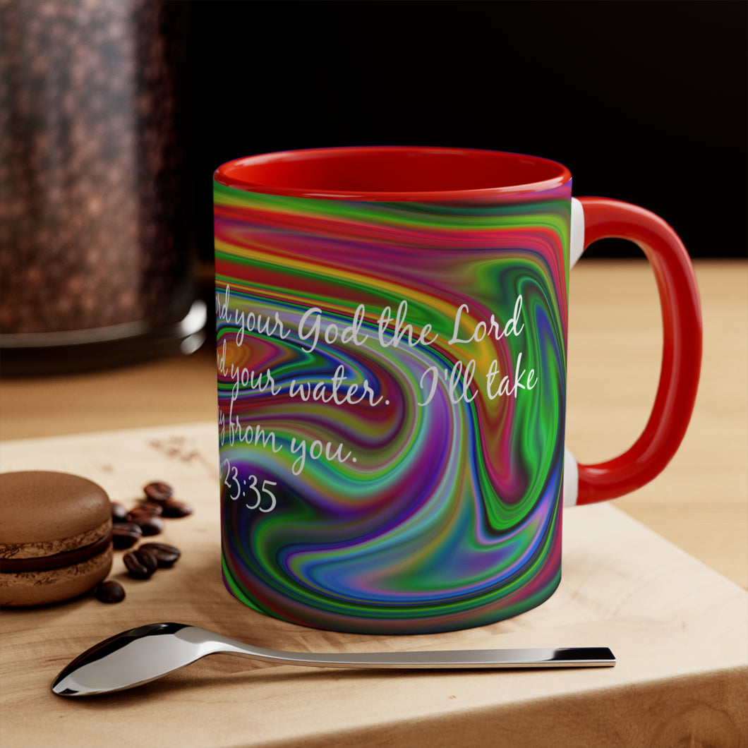 76CMSM  Colorful Marble Exodus 23:35 Mug