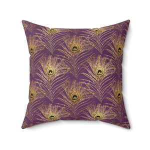 12PCF  Peacock Feather Pillow