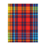 47CB  Colorful Plaid Blanket