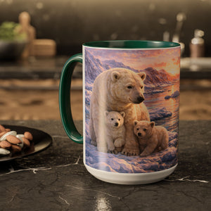 AM62  Polar Bear Family Mug