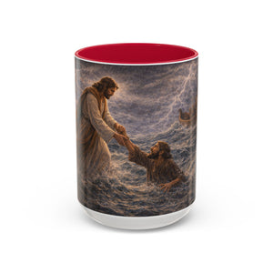 BSM68  Where is Your Faith Peter Mug