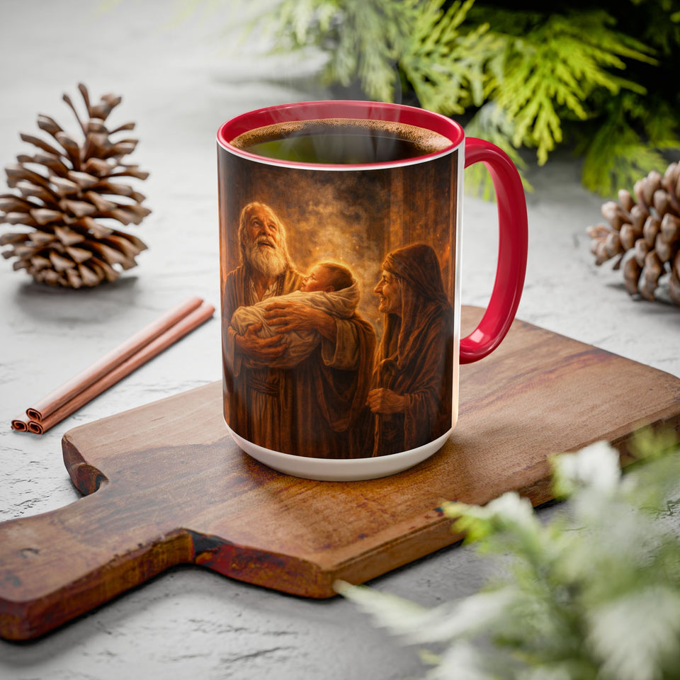 BSM49 Simeon Holds Baby Jesus  Mug
