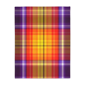 51CB  Colorful Plaid Blanket