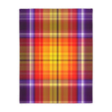 51CB  Colorful Plaid Blanket