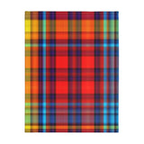 47CB  Colorful Plaid Blanket