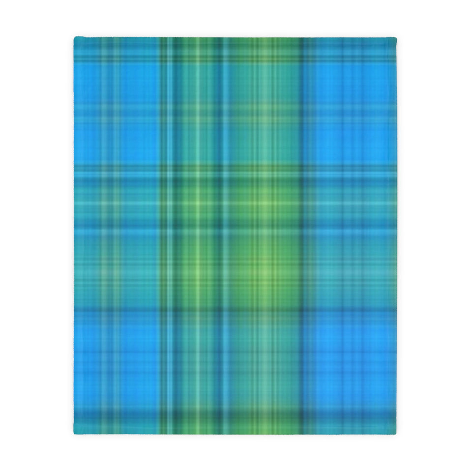 13CB  Colorful Plaid Blanket