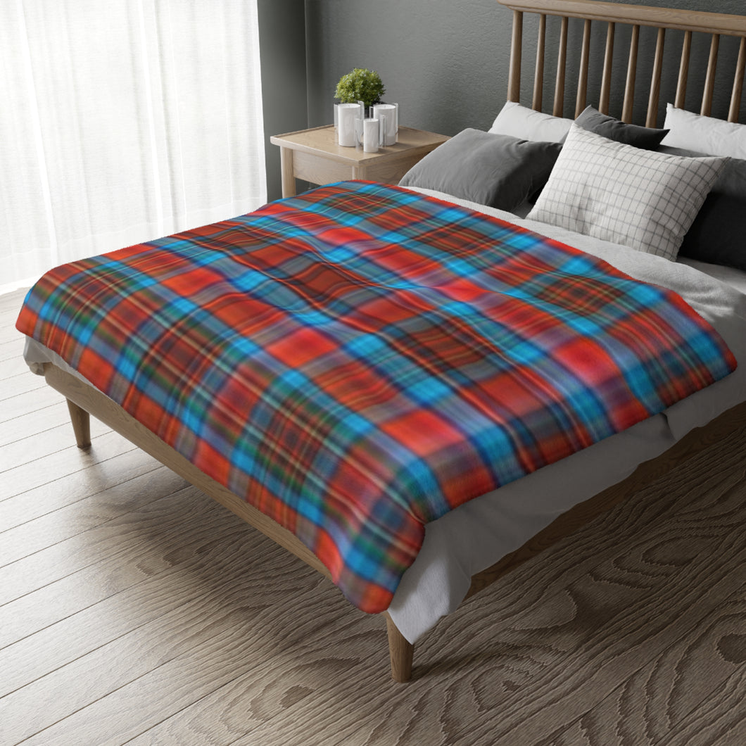 61CB  Colorful Plaid Blanket