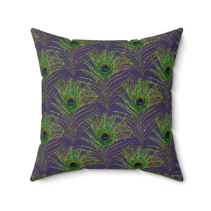 11PCF  Peacock Feather Pillow