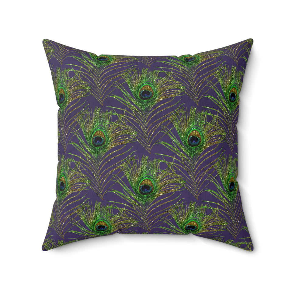 11PCF  Peacock Feather Pillow