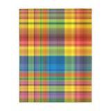 69CB  Colorful Plaid Blanket