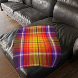 51CB  Colorful Plaid Blanket