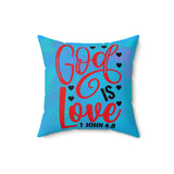 14WCP  Watercolor Christian Pillow