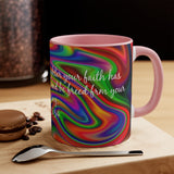 70CMSM  Colorful Marble Mark 5:34 Mug