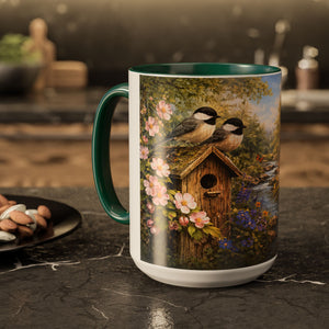 AM6.  Chickadee Garden Scenic Mug